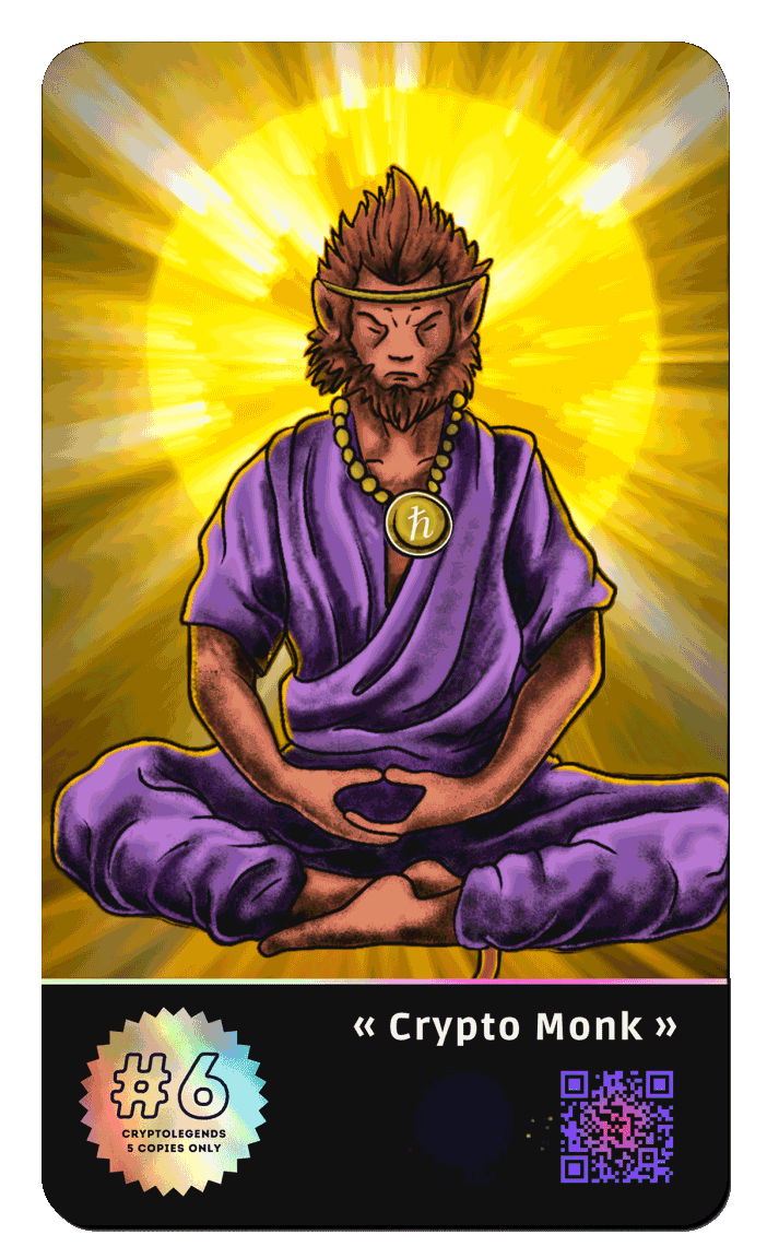 HBAR NFT Collection #6 Crypto monk